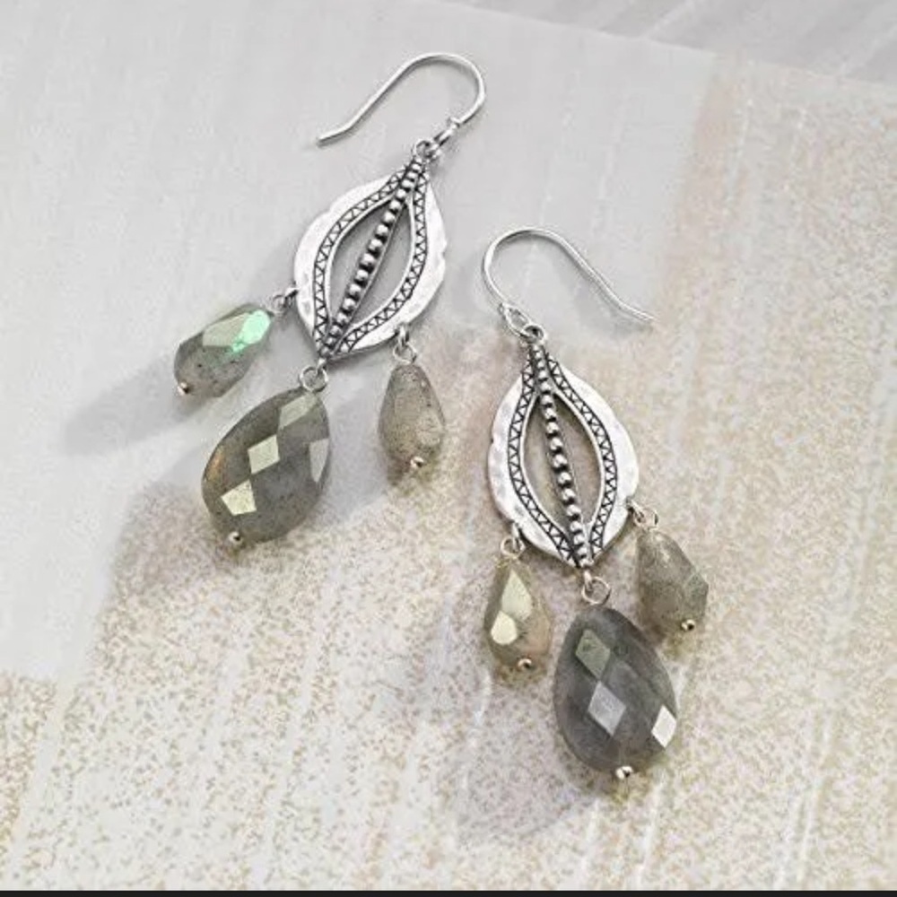 Silpada Vintage FLORA Earrings